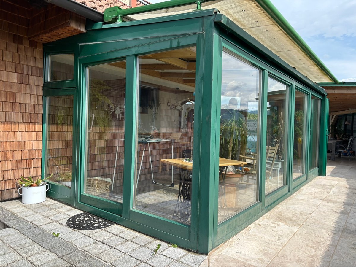 Abgesackter Wintergarten