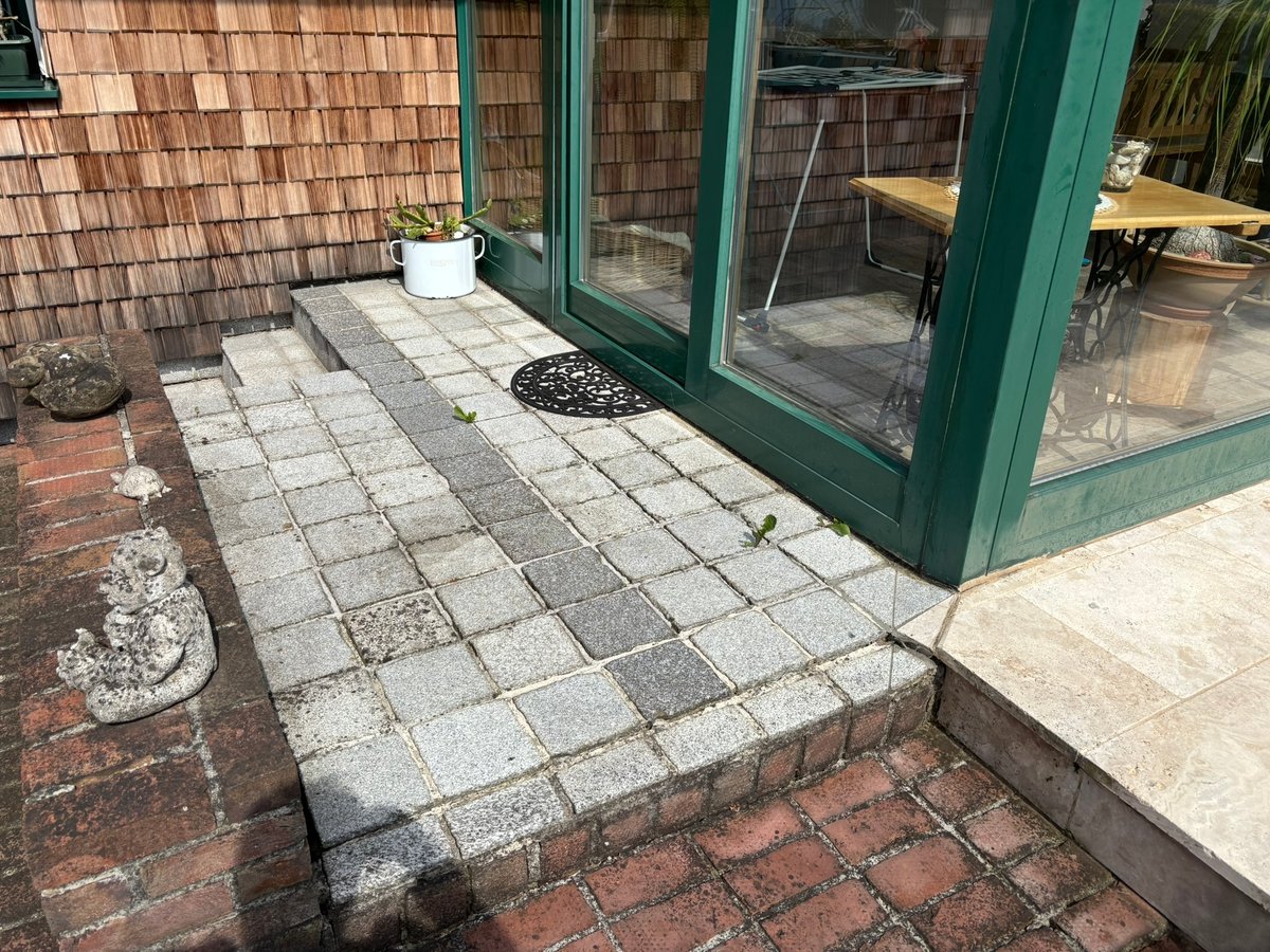 Sichtbare Setzung des Wintergartens