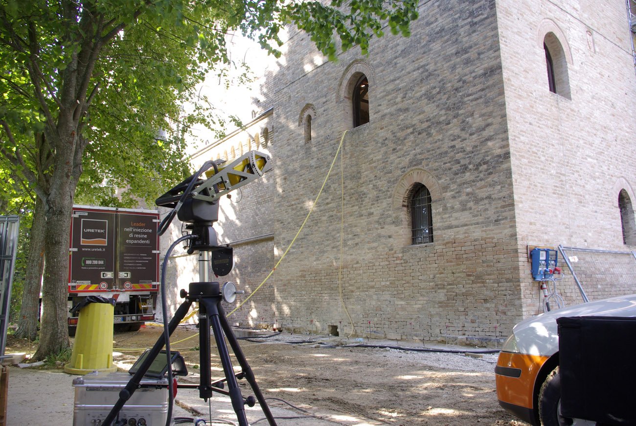 Radar-Monitoring während einer Sanierung mit Harzinjektion